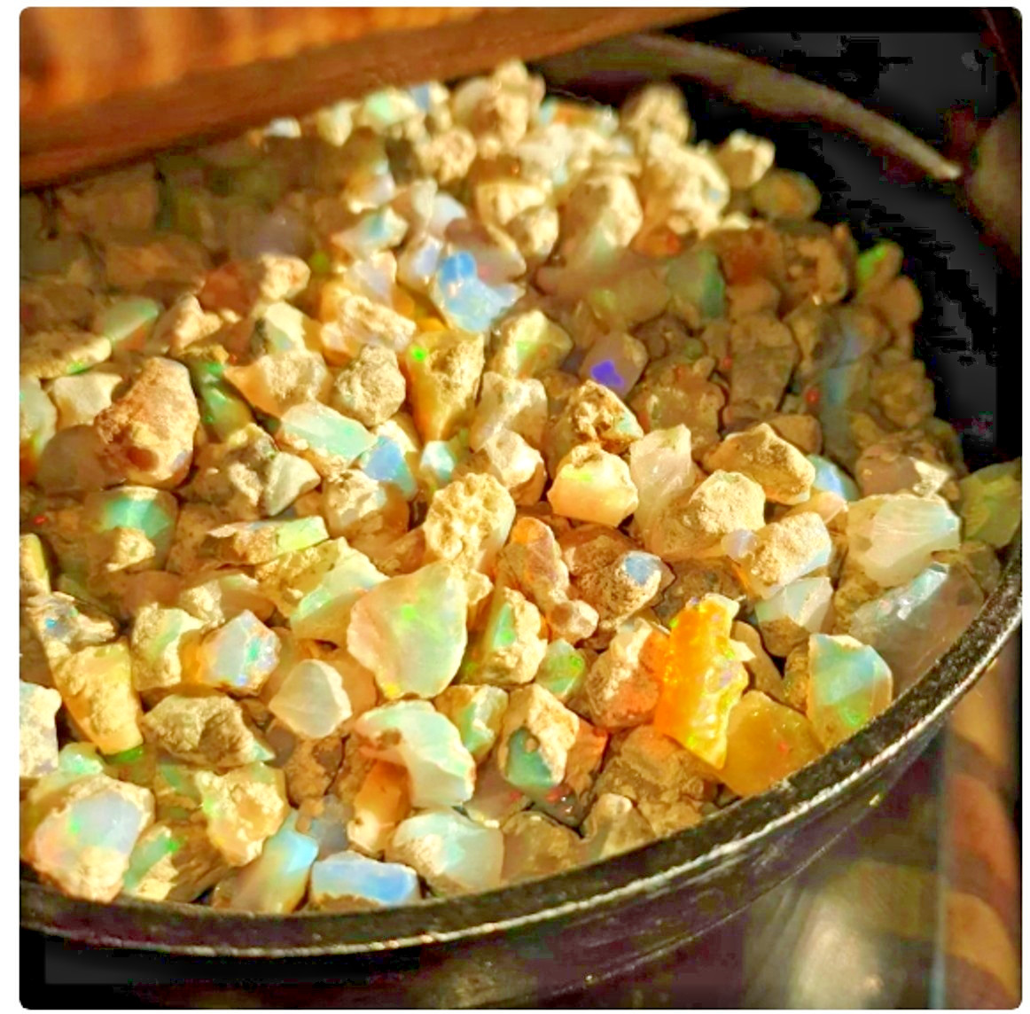 Cut Grade Opal Rough Lot AAA Grade 10 Pieces Large Size Ethiopian Welo Opal Raw