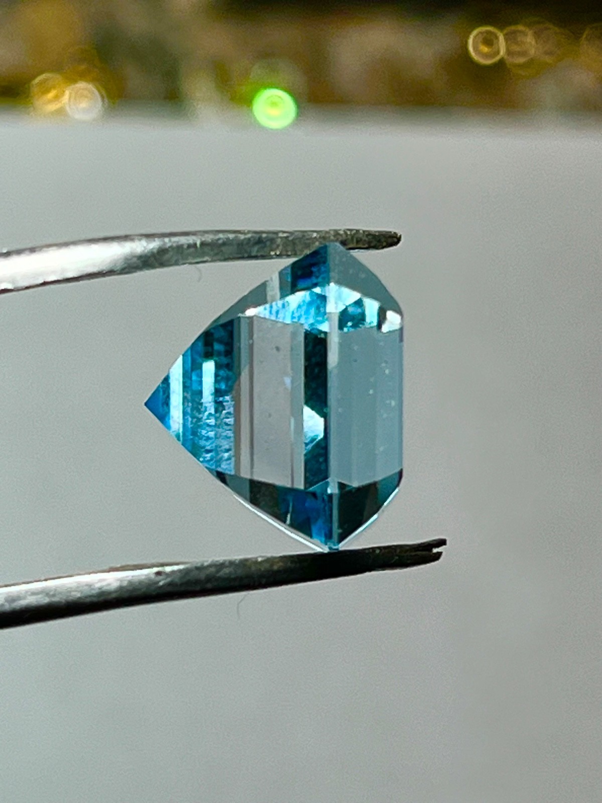 31.04ct Montana Topaz AAA Hand Cut by Master Lapidary (1980s) Large Emerald Cut
