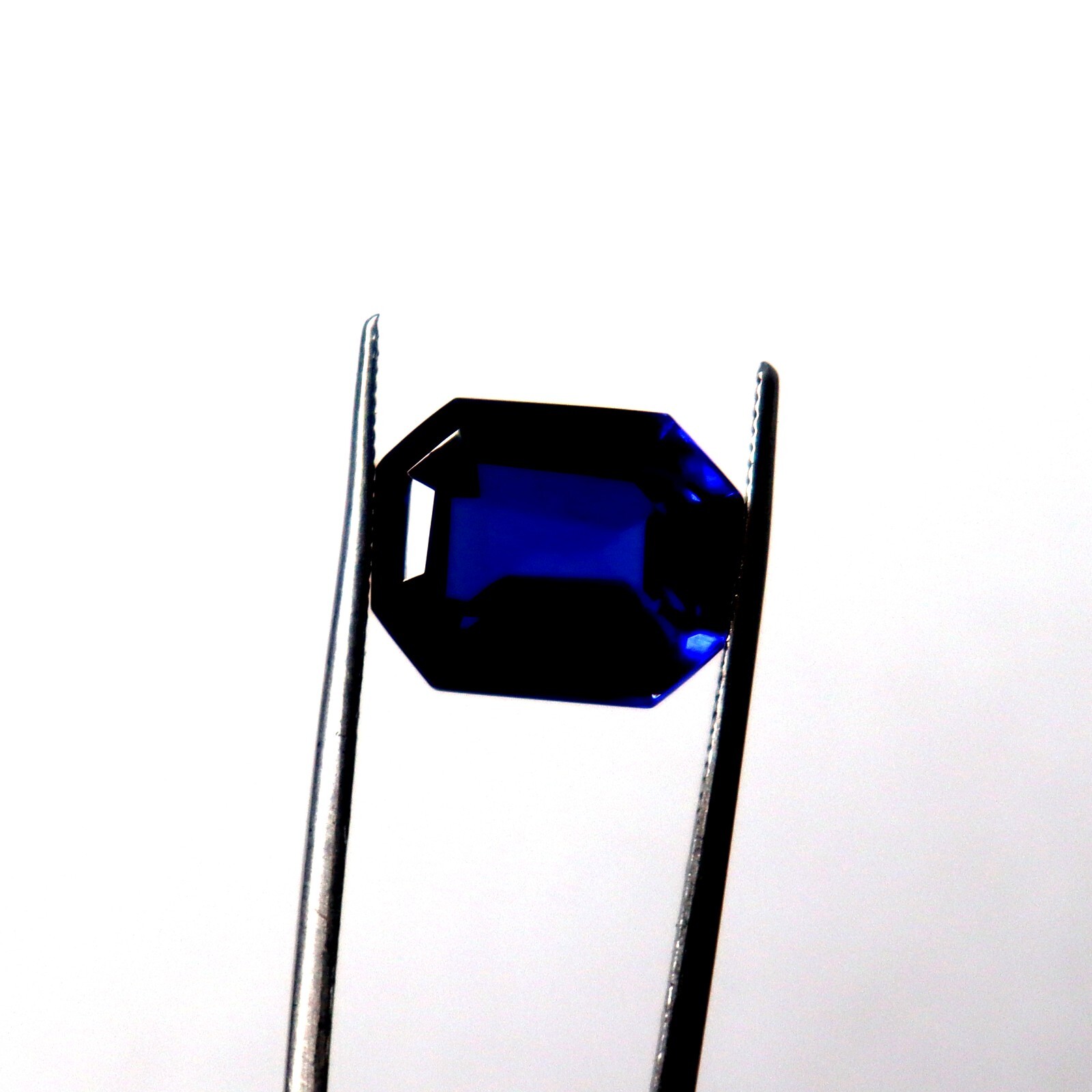 Natural Blue Sapphire Certified Gemstone Loose Emerald Shape 10.80 Ct