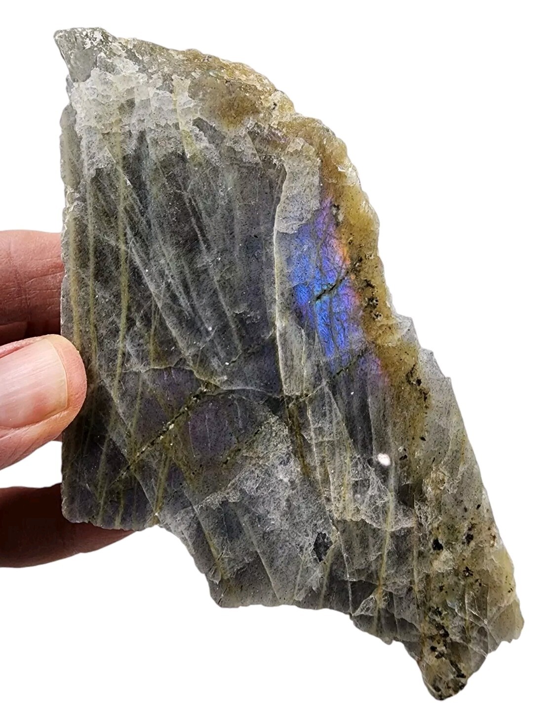 Labradorite Polished Face Madagascar 144 grams