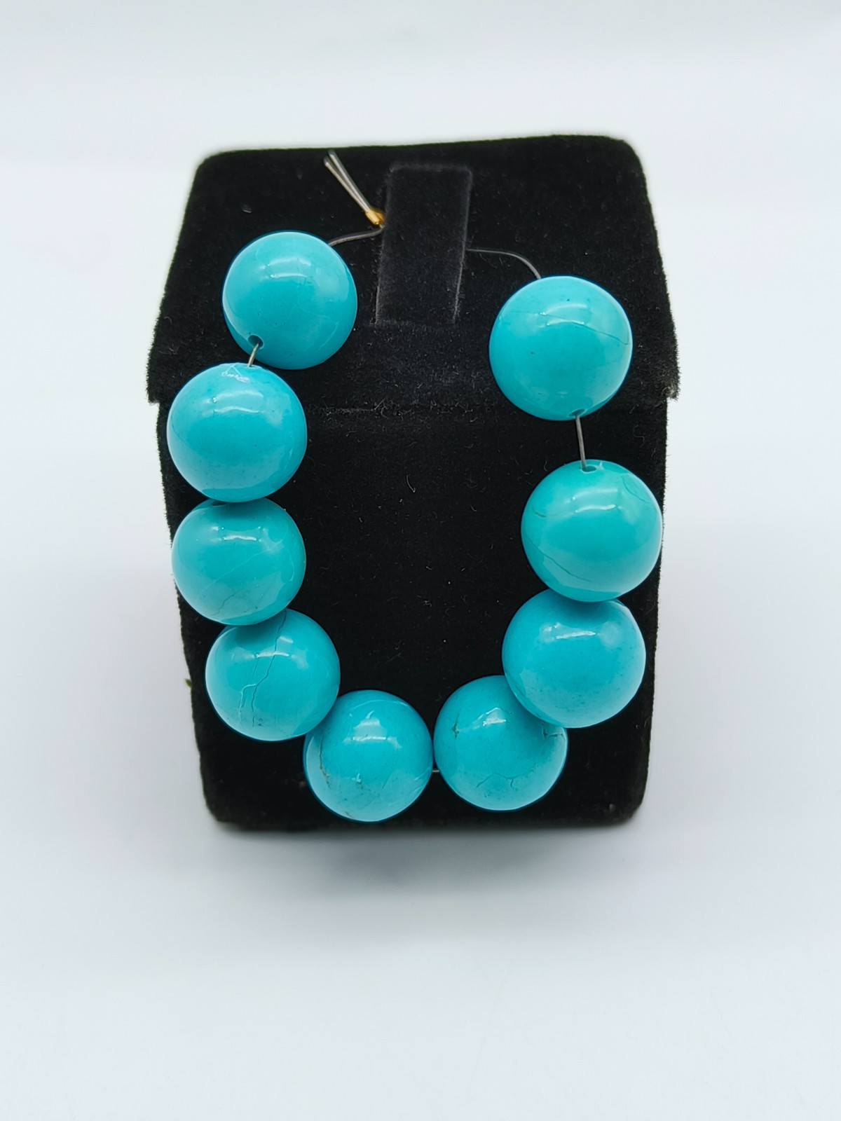 Genuine Turquoise Beads Smooth Beads For Making Jewelry Beads Gemstone