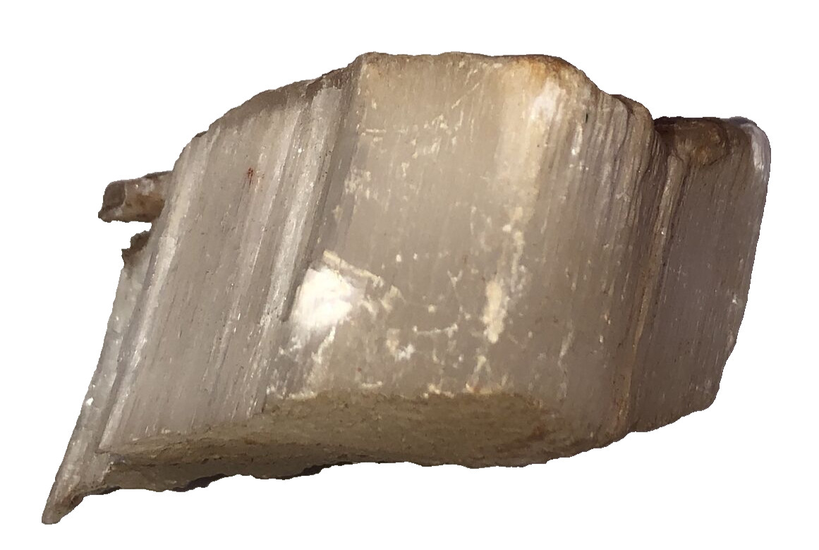 Satin Spar Gypsum Rough Cluster 90.2 grams 60 x 46 x 34 mm