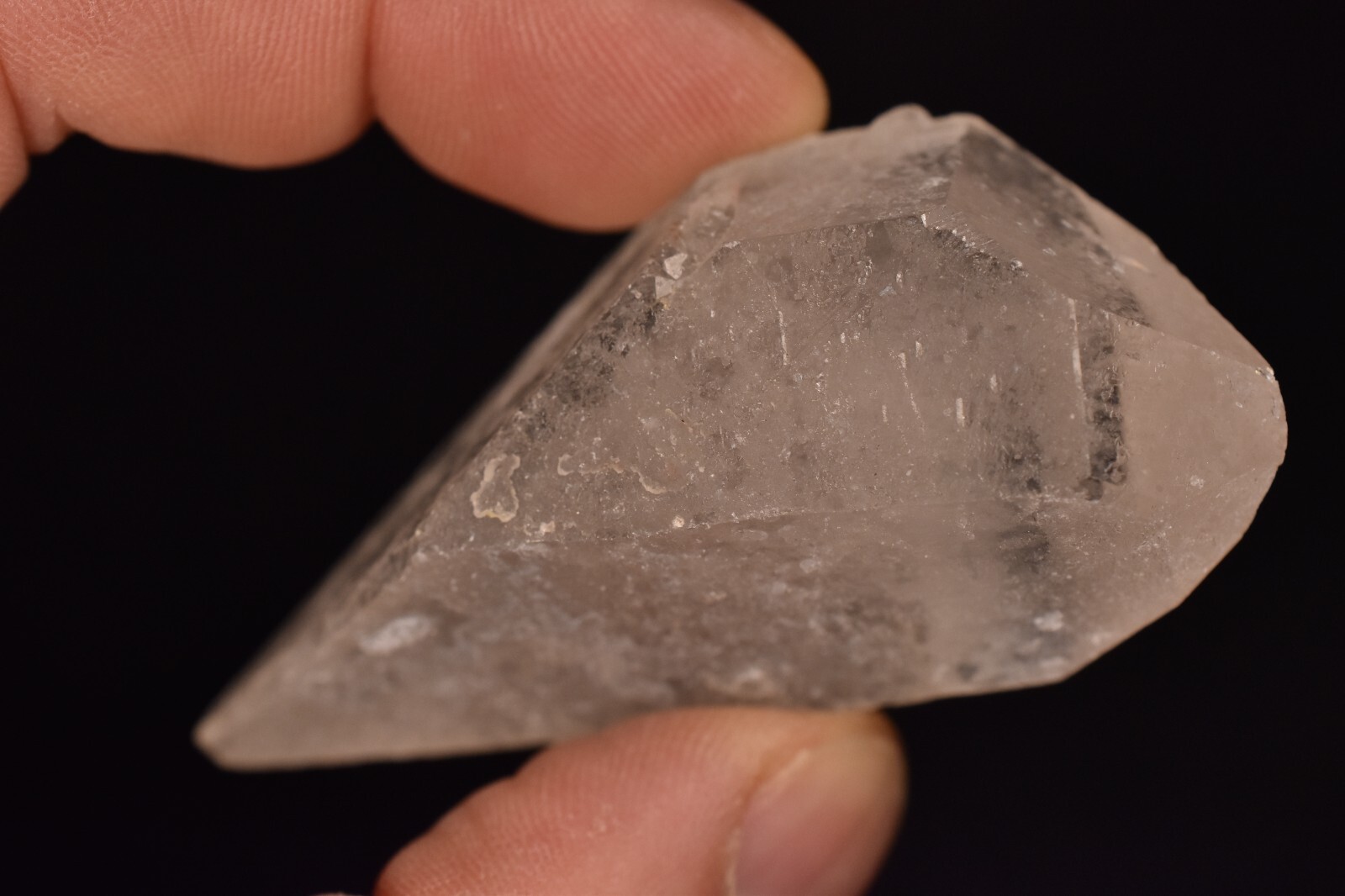 *DOUBLE TERMINATED* Quartz Crystal 6.8cm 52.2g Natural Points Genuine Clear