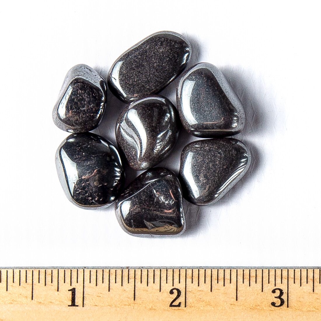 50g Tumbled Hematite Gemstone Crystals 5-9 Stones Silver Gems Rock Specimens