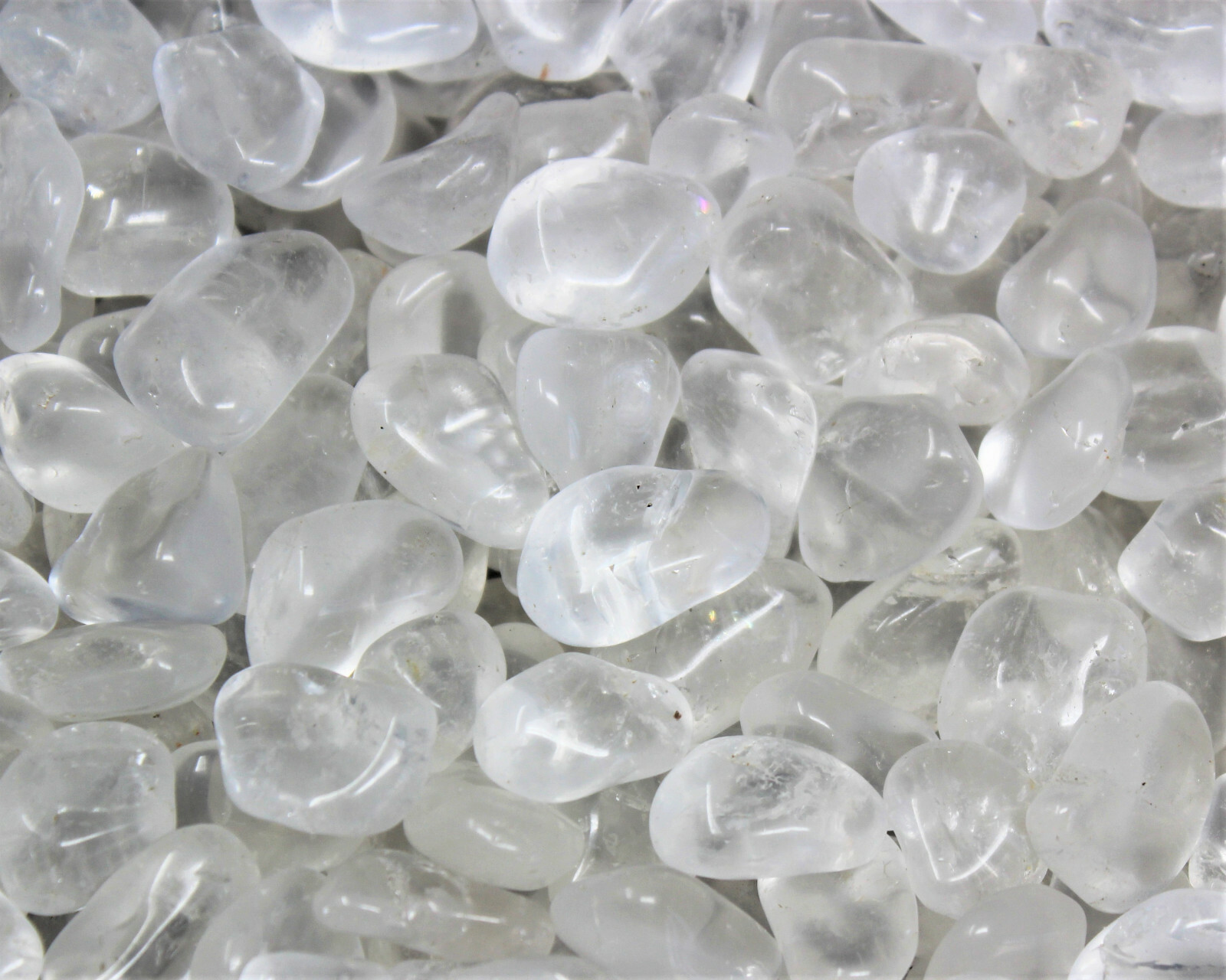 1/4 lb Bulk Lot Clear Quartz Tumbled Stone (Crystal Healing Metaphysical) 4 oz