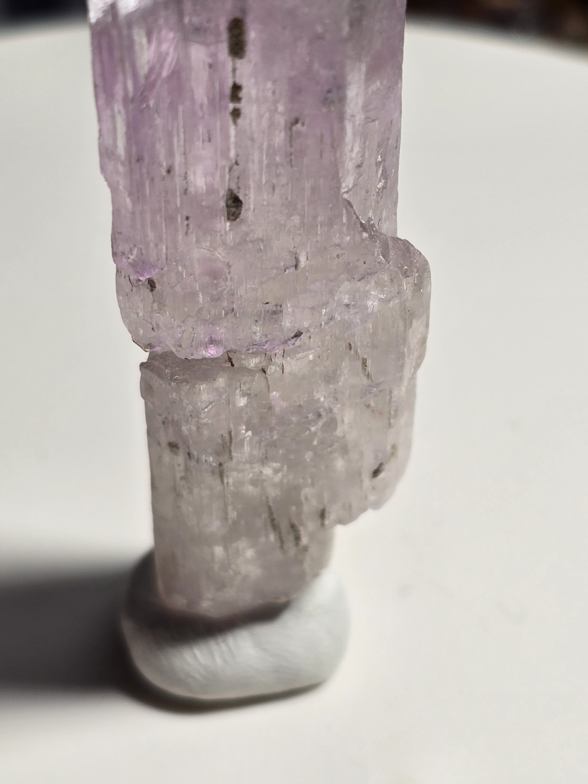 Pink Terminated Genuine Kunzite Crystal Gemstone Specimen J25