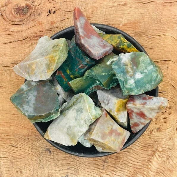 Raw Rough Ocean Jasper Stone Chunk Healing Crystal Mineral Rock Specimen 1PC