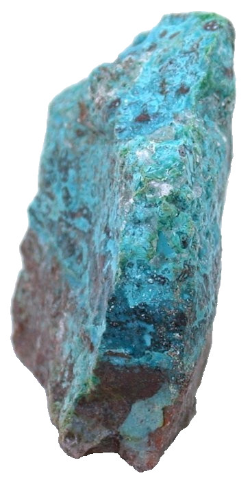 136 GRAM 4.9 OUNCE QUANTUM QUATTRO CHRYSOCOLLA 2 1/3 INCH SPECIMEN ROUGH CS101