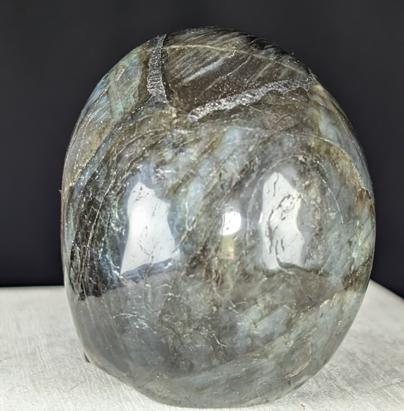 Blue Labradorite Skull Crystal Large Big Gemstone Chakra