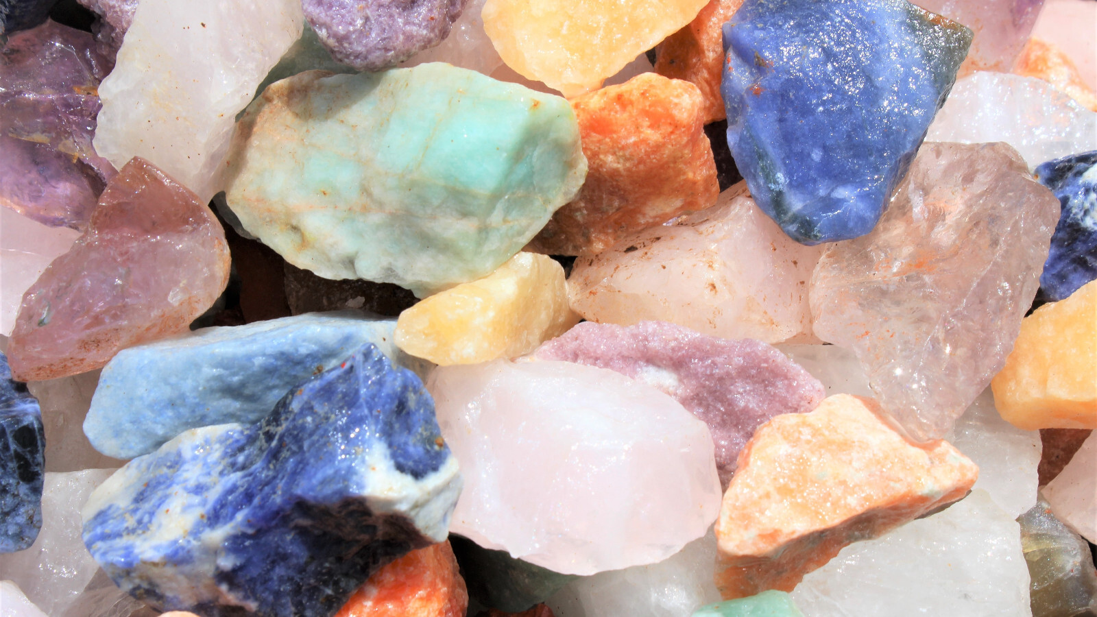 Rough Brazil Mix Crystals: Wholesale Bulk Lots – Choose oz or lbs (Raw Stones)