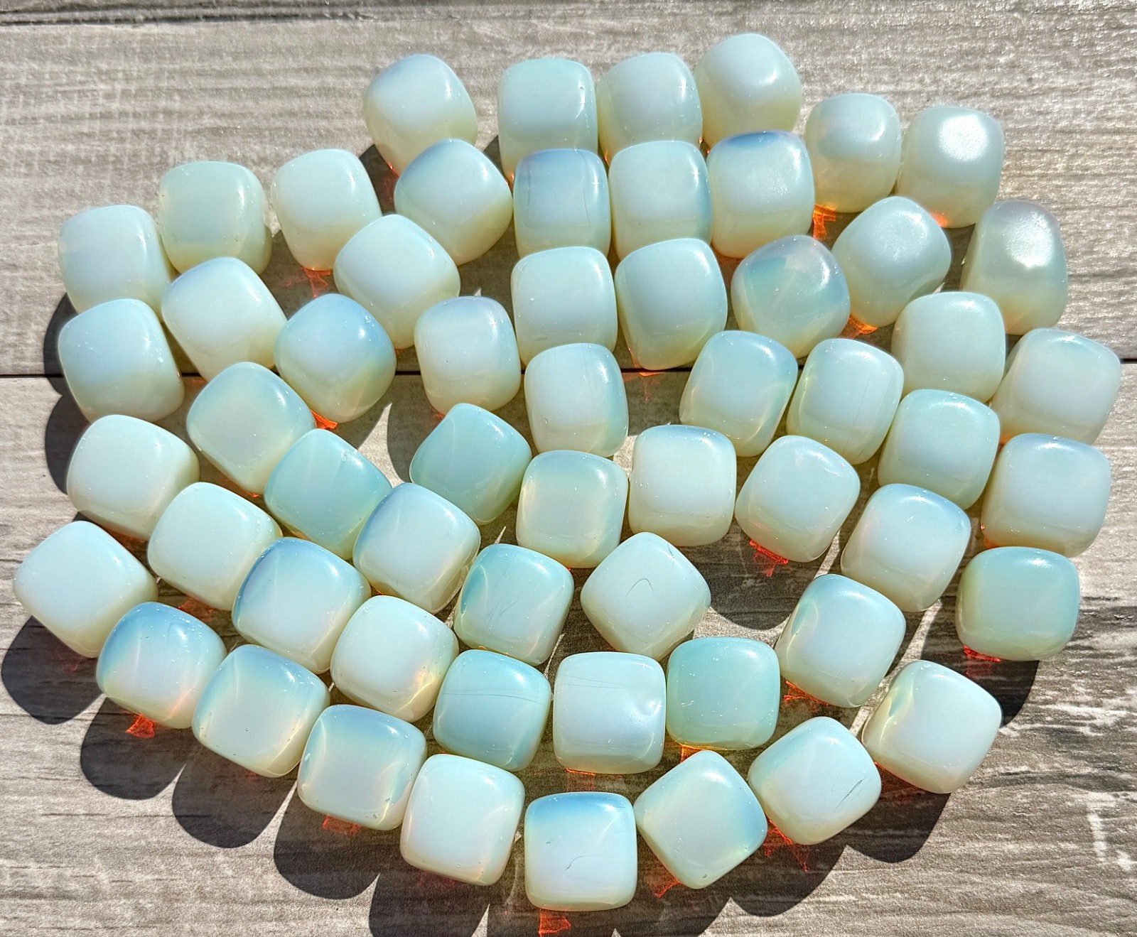 Wholesale Lot 2 Lbs Natural Opalite Cube Healing Energy