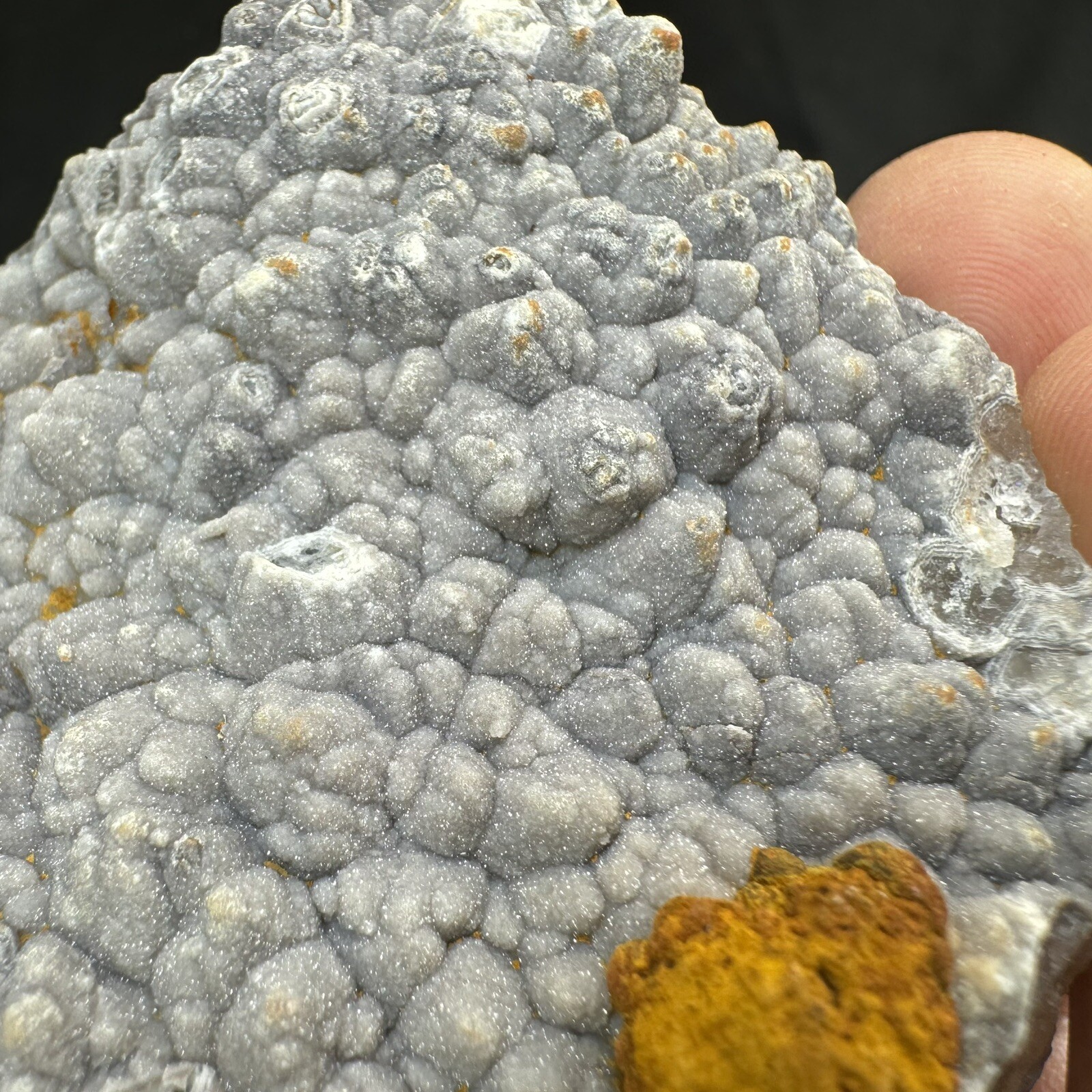 Lot of 5 Quartz Crystal Druse Clusters on Lace Agate | Missouri