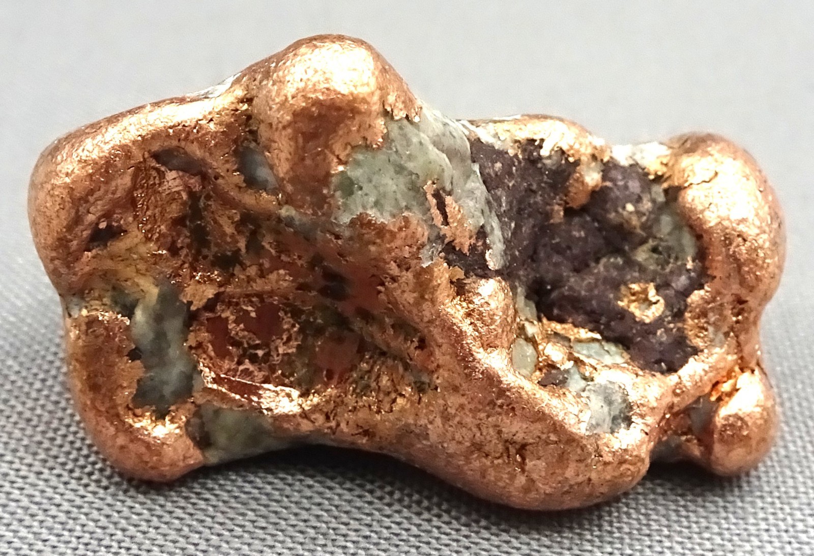 Copper, Lustrous Nugget, Michigan, Mineral Specimen for Sale