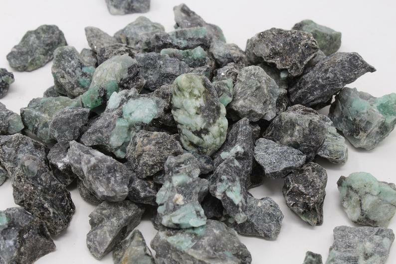 Rough Raw Emerald Crystals Stones from Brazil – High Grade A Quality