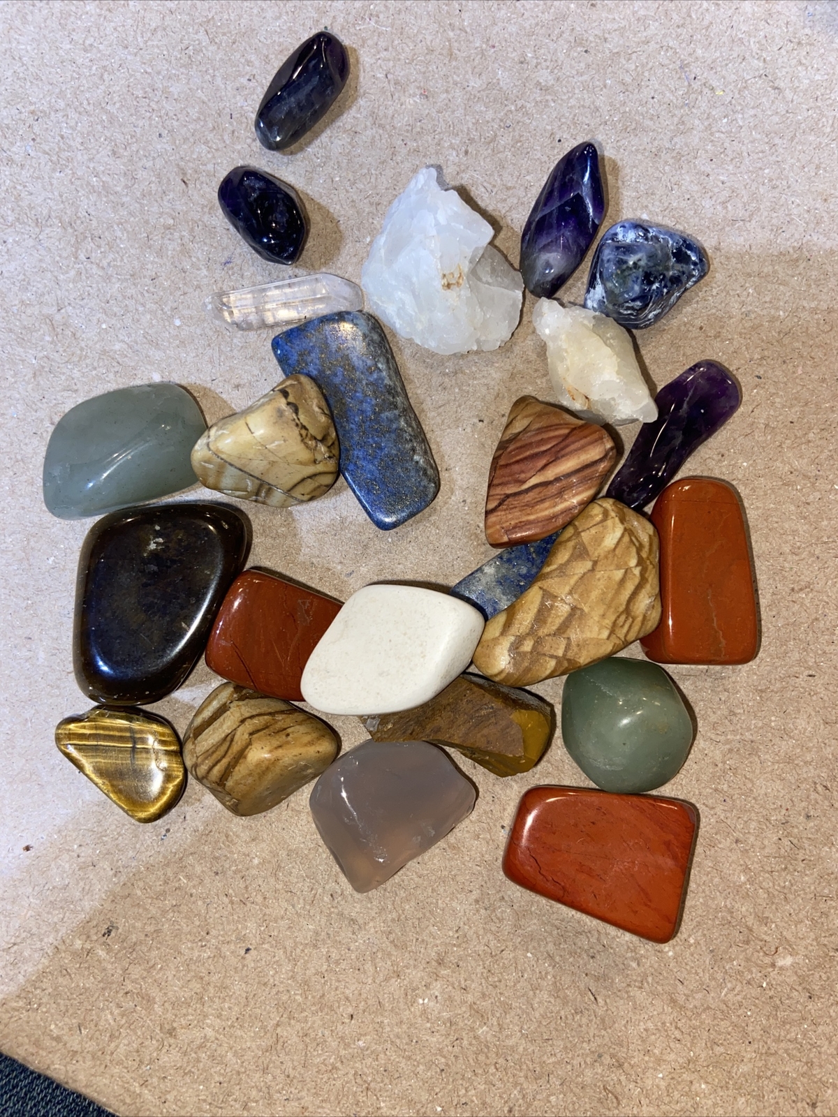 4oz Bag Of Mixed Stone And Crystals Starter Set Very Nice Mix And Variety￼