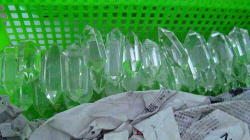 5-6cm AAA 100% Natural Crystal Rock DT Wand Point Healing 2cm Diameter