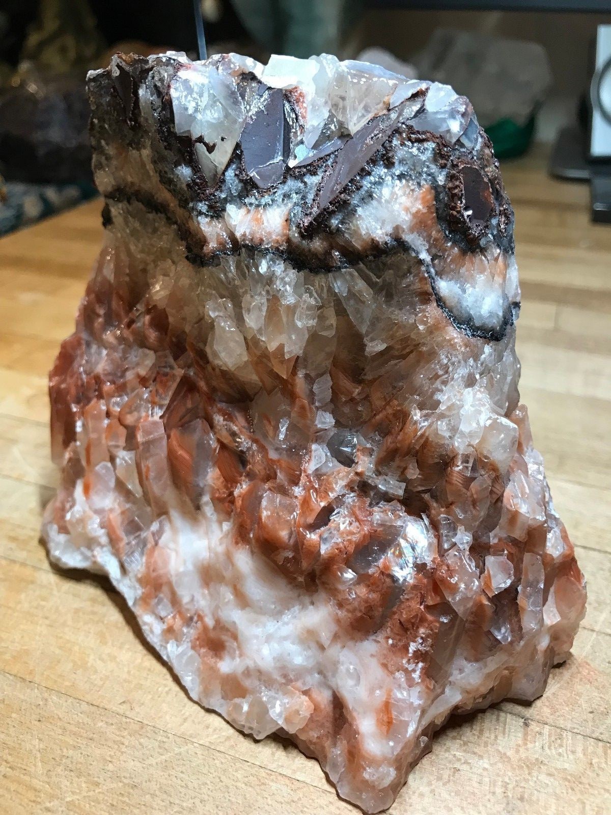 Multicolored Calcite Crystal Mineral Gemstone Medium Natural Rock Specimen 555