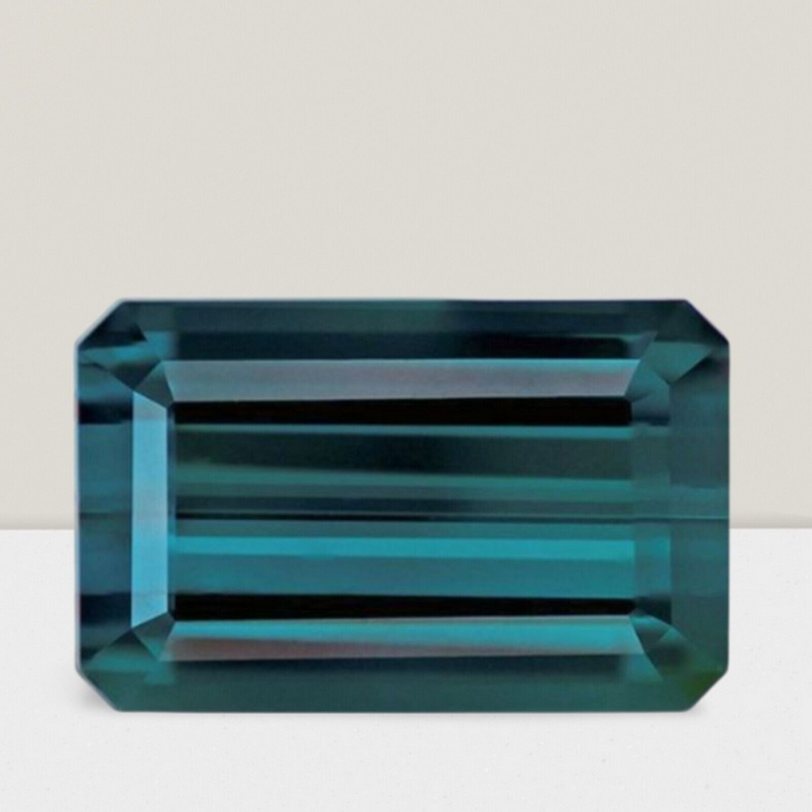Blue Tourmaline Octagon Cut Gemstone 2 Cts – 9×7 mm VVS Loose Gem