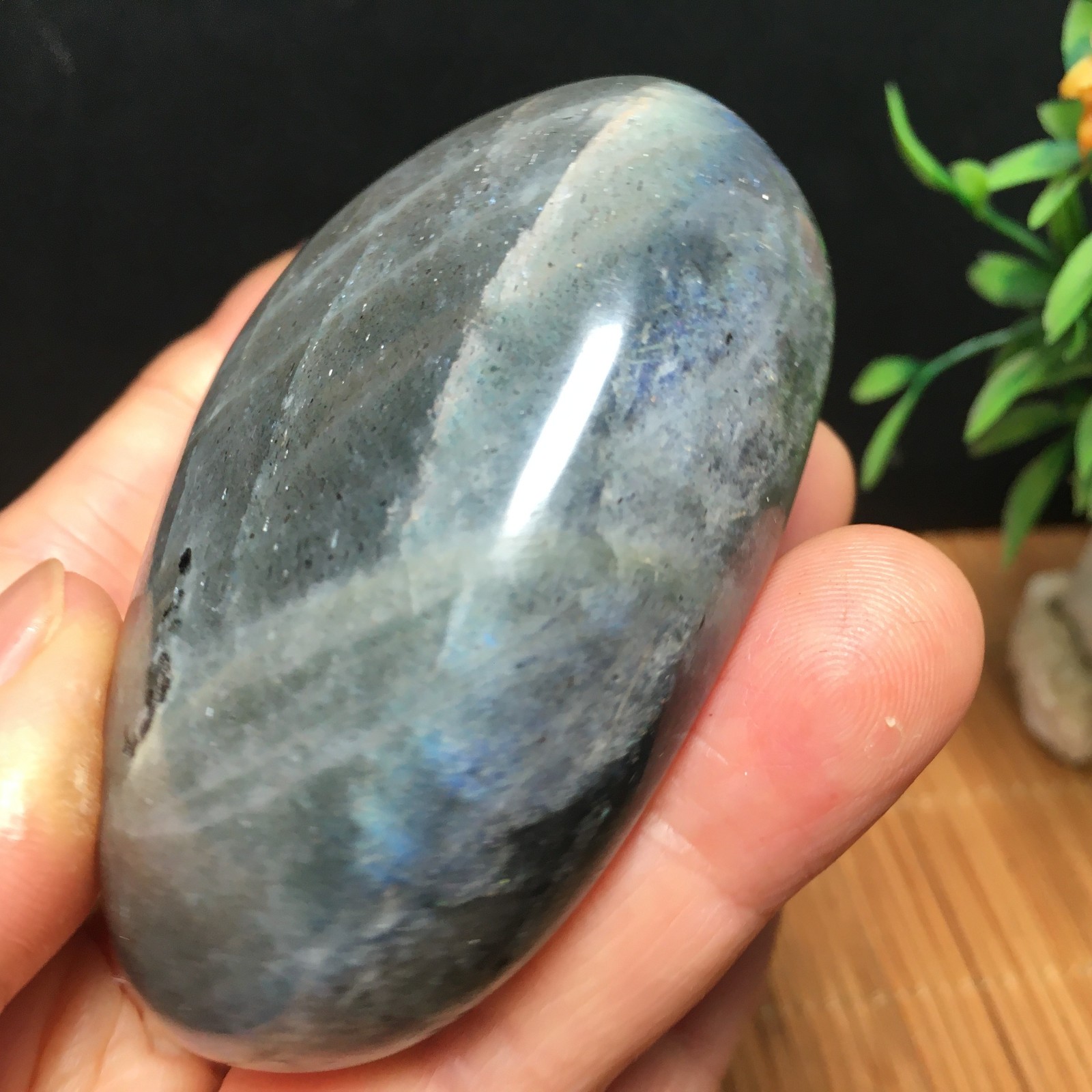 146g Natural Polished Labradorite plamstone Crystal Specimen fb1767