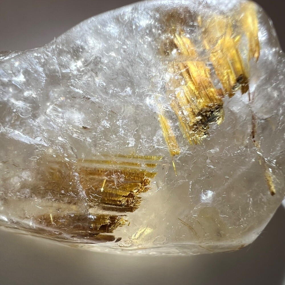 Golden Rutilated Quartz Crystal Freeform