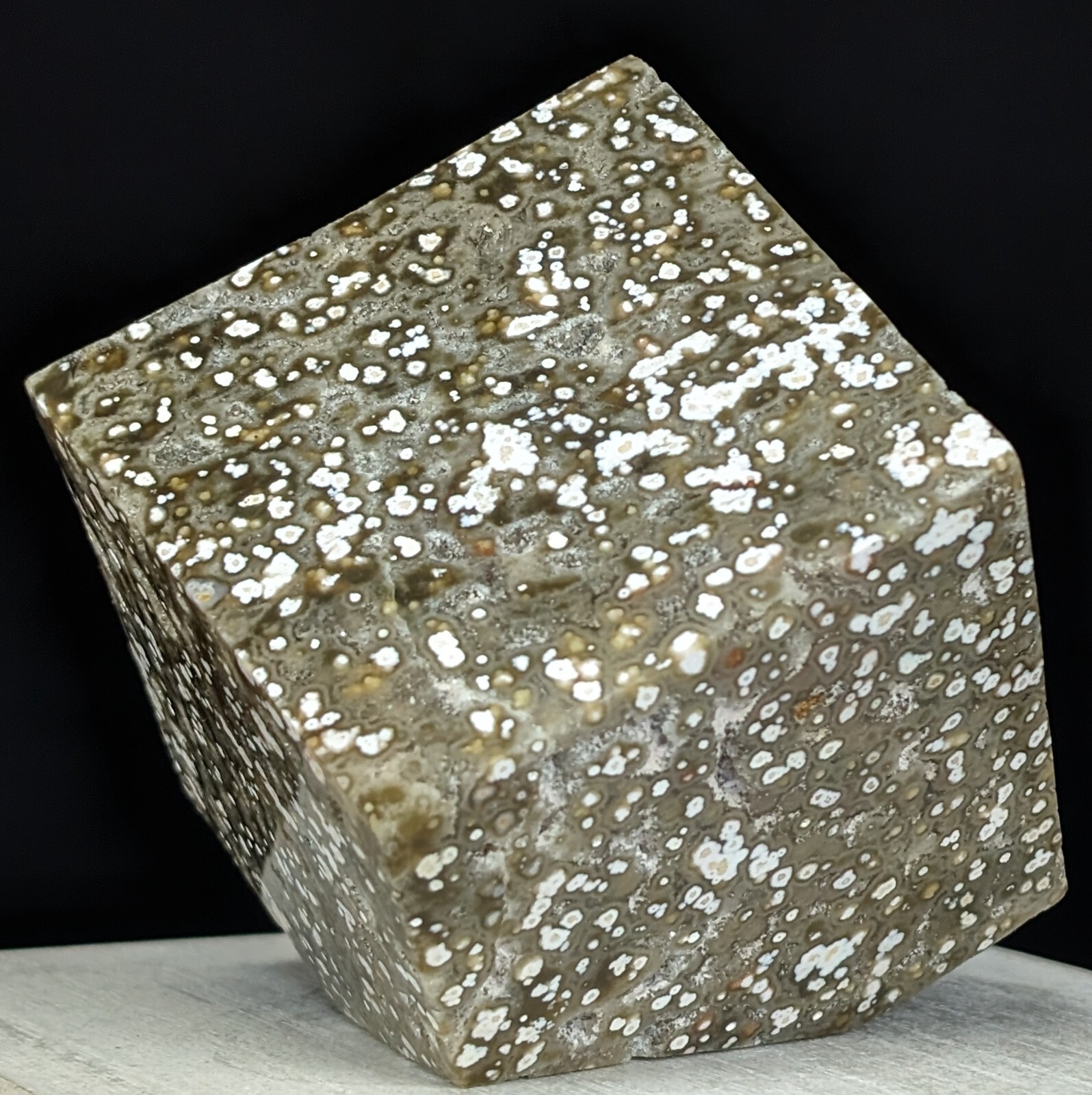Ocean Jasper Cube Druzy Orb OJ Crystal Large Big Gemstone Mineral Reiki