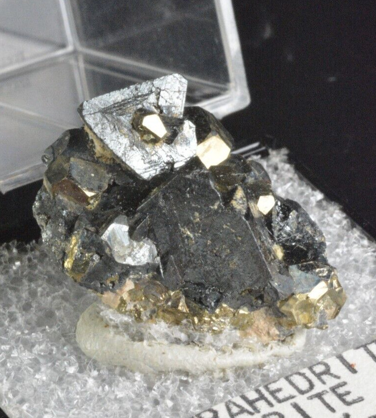 Tetrahedrite, Pyrite, Daly Judge Mine, Park City, Utah, Ex Jim WIlson 20x16x18mm