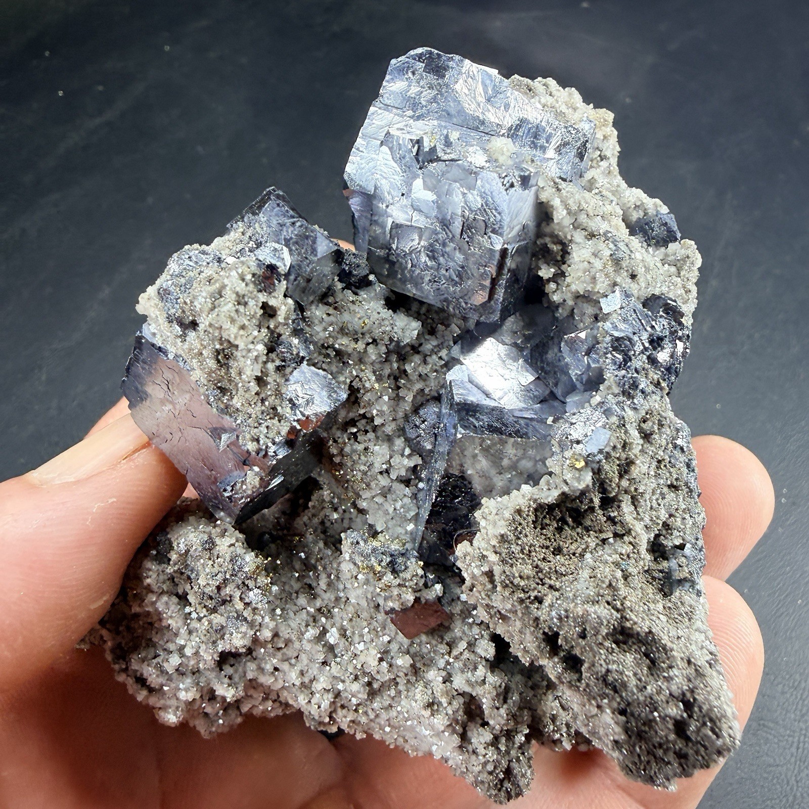 Galena Chalcopyrite Dolomite Crystal Combo / Missouri *Video*