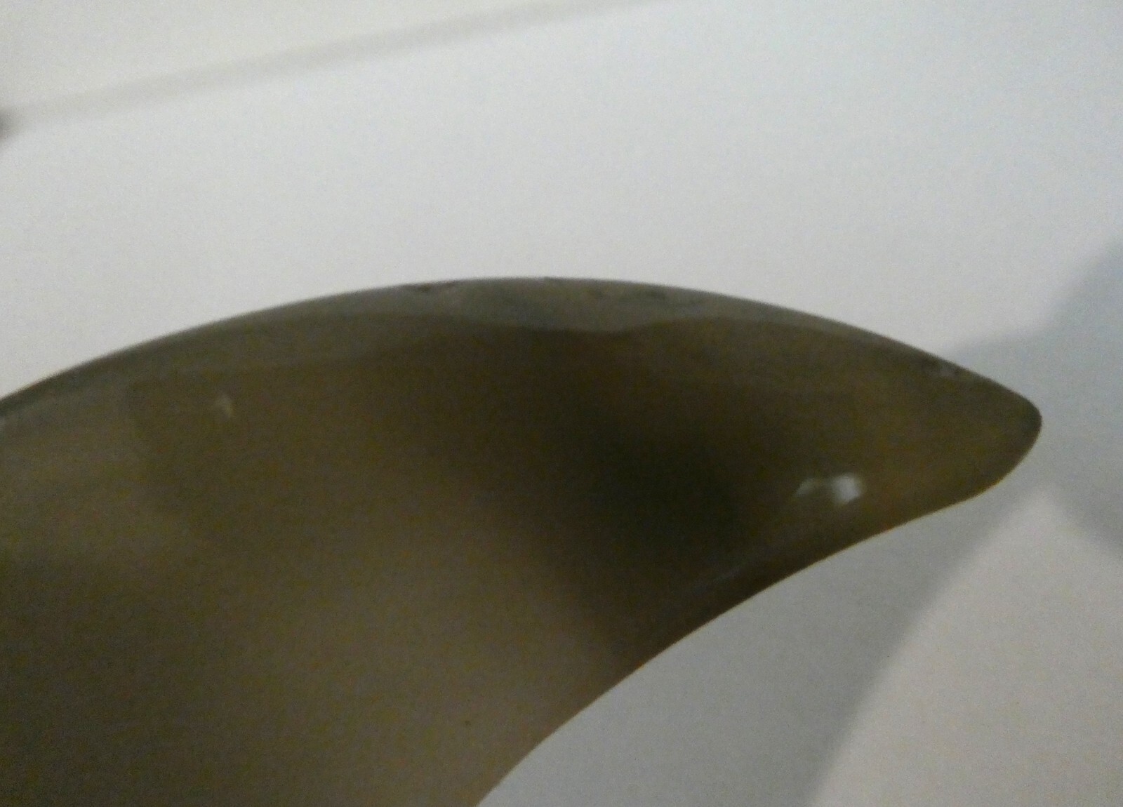 Natural Stone Crescent Cut, Gemstone?, Jasper?, 3 1/4″ Across