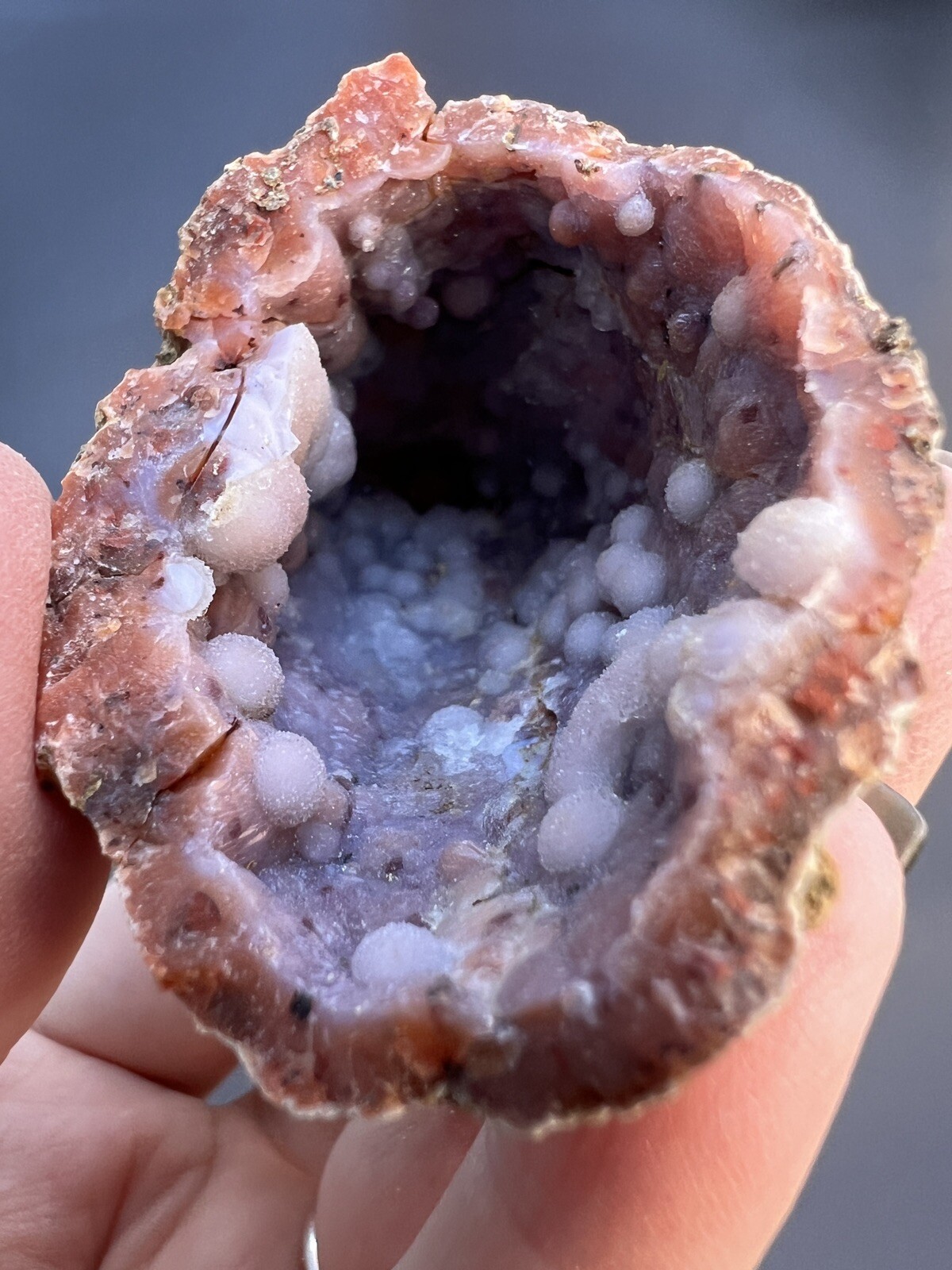 5.32 Oz. 2 Piece Geode Pair From Marrakech Morocco.