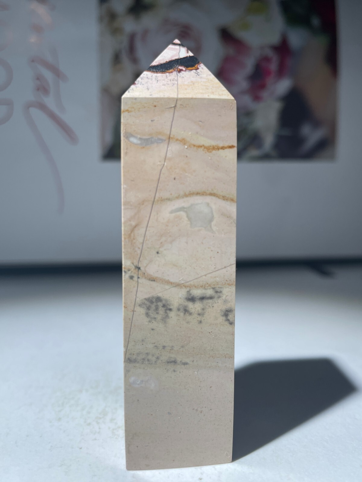 65g Traditional Chinese painting stone pagoda m08