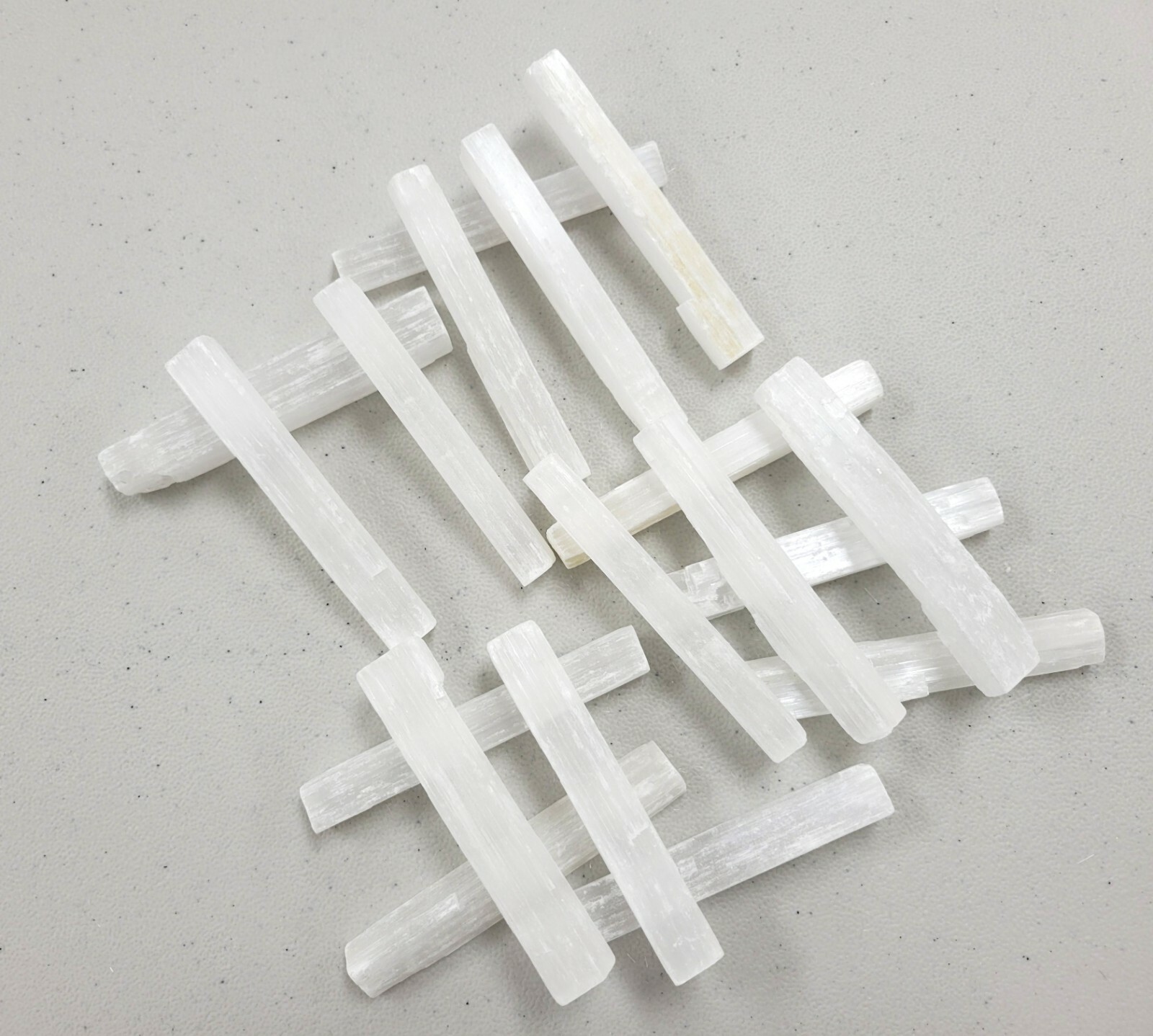 4 INCH SELENITE STICKS BULK Sticklets Crystal Wands Natural Healing Crystals