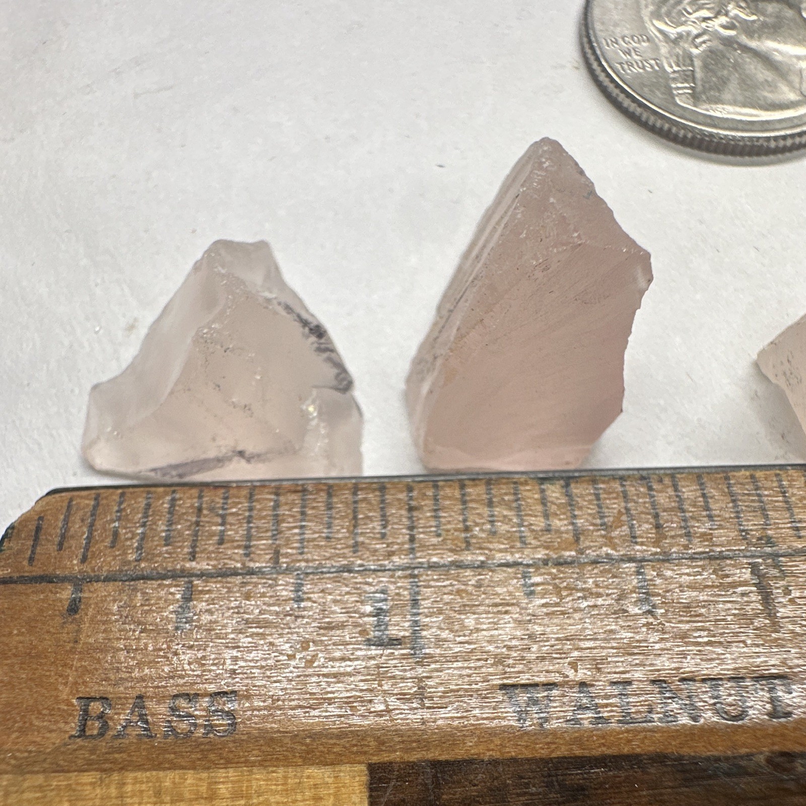 Raw Rose Quartz Crystals Lot – Rough Pink Quartz Stones Natural Specimens