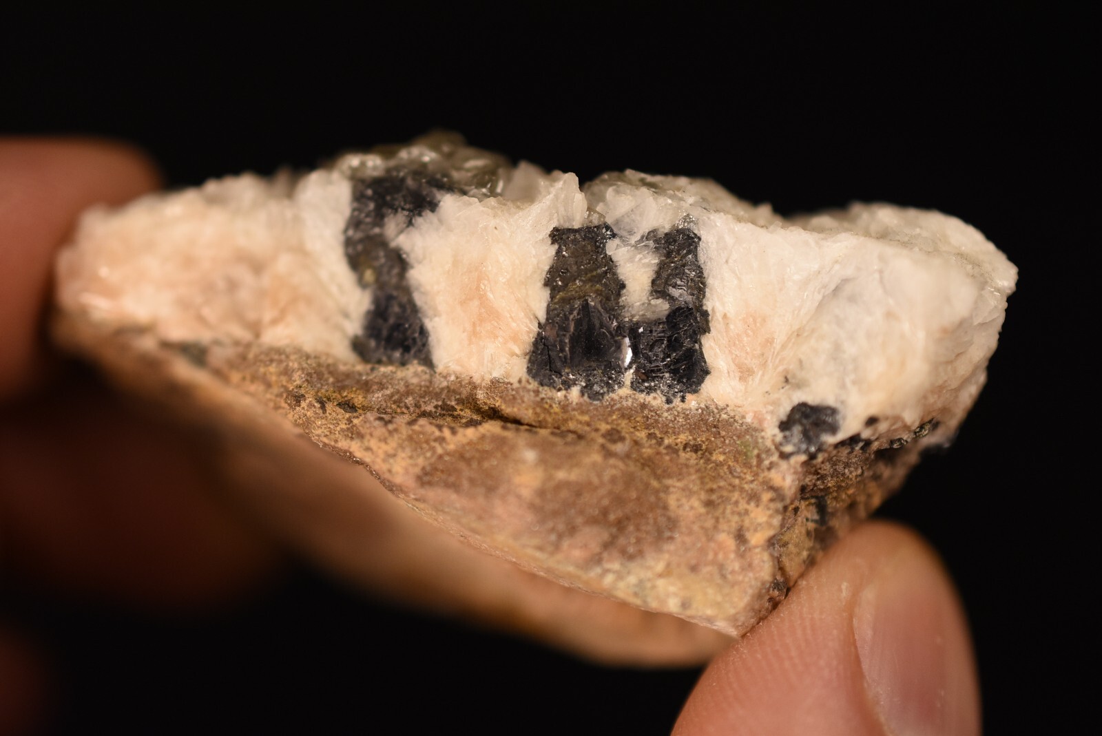 *CERUSSITE* On GALENA & BARITE Specimen 5.8cm 109.6g Natural Crystal Cluster