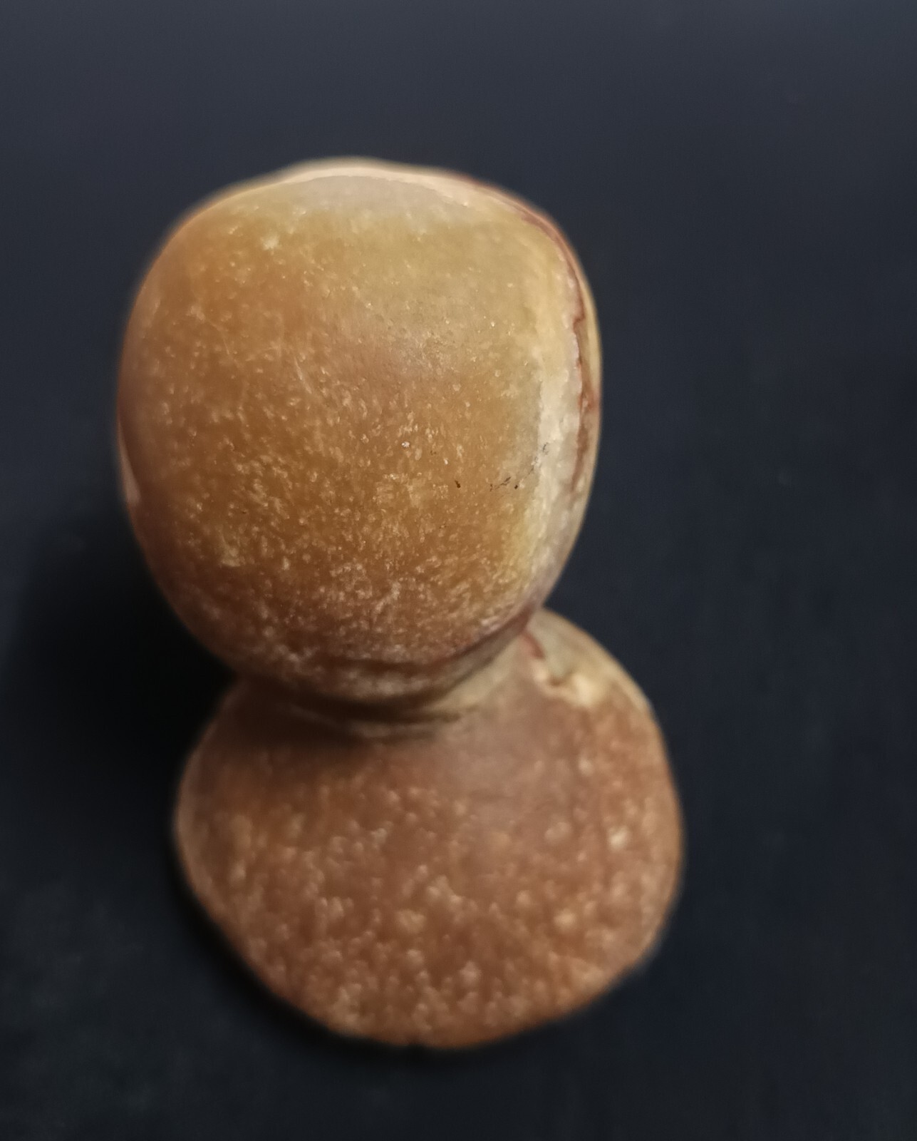 Natural artificial gorgeous shape mineral stone in yellow colour 142 gr