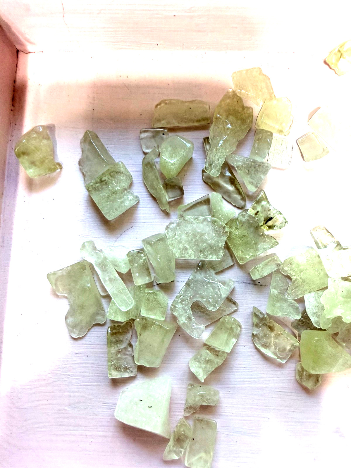 70g Natural Libyan Desert Glass Lot Meteorite Impact Glass Rough Mixed Sizes