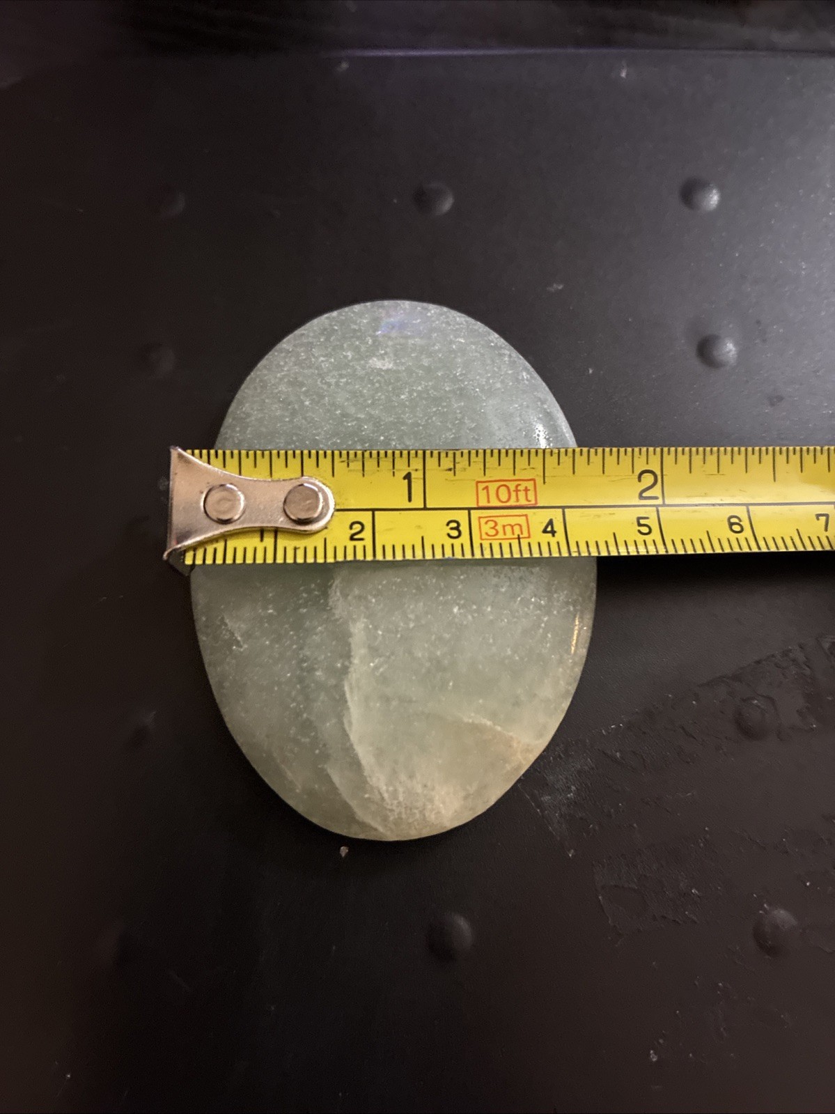 RARE Caribbean Green PERUVIAN OPAL Oval Gem Silica Cabochon Natural(look At Pic
