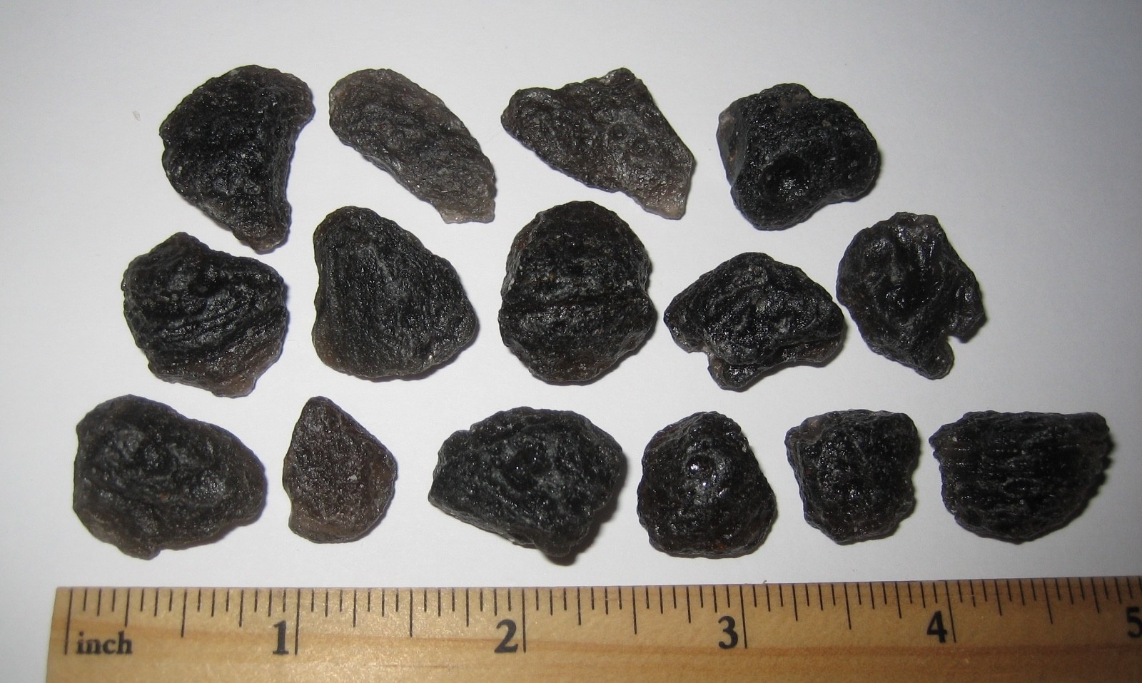 15 RARE 0.6″- 0.9″ AGNI MANI ( AGNI MANITITE ) TEKTITES INDONESIA ~ 61.1grams *5