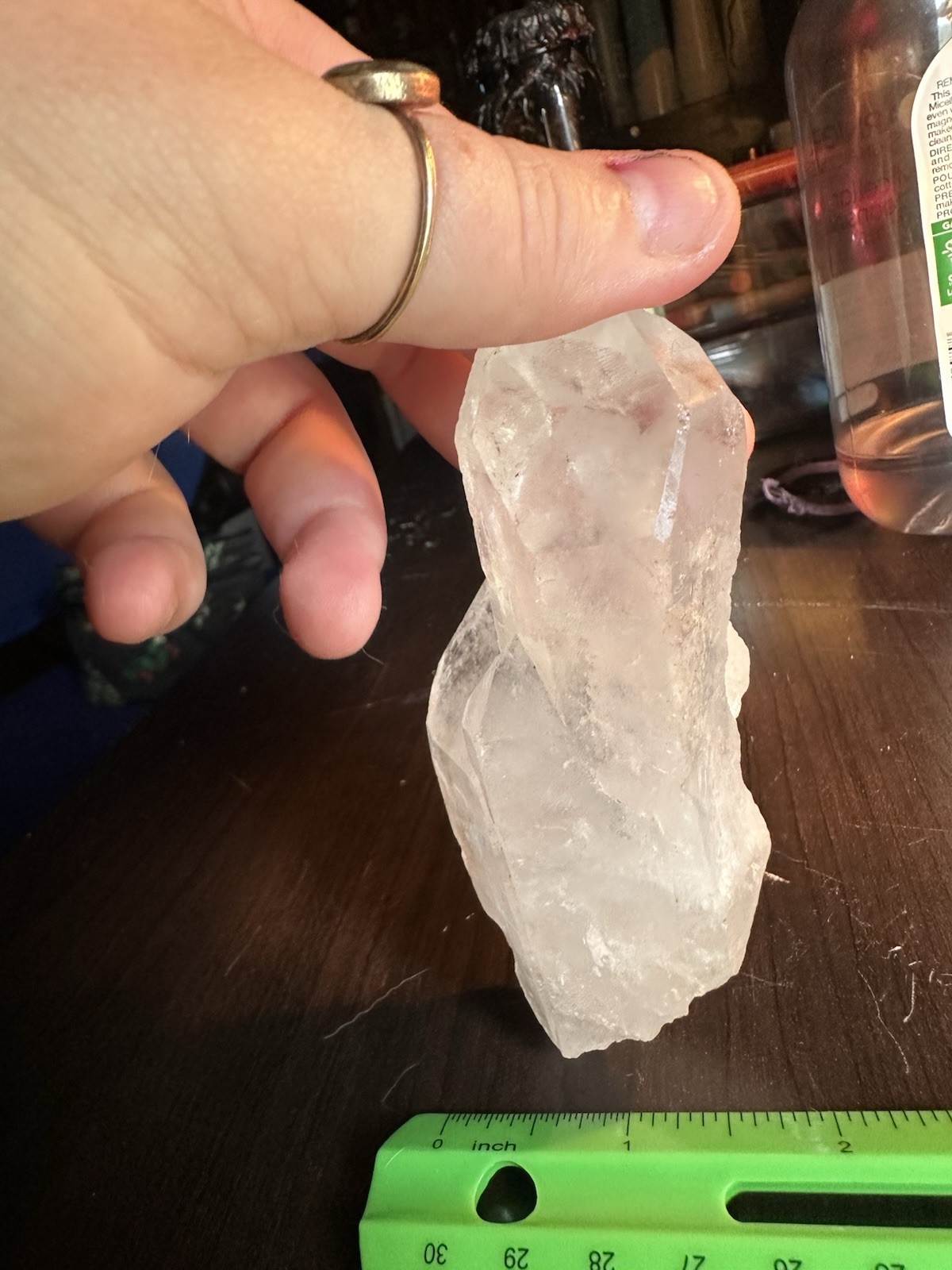 Clear/White Quartz Natural Point Crystal Specimen Rough Mineral