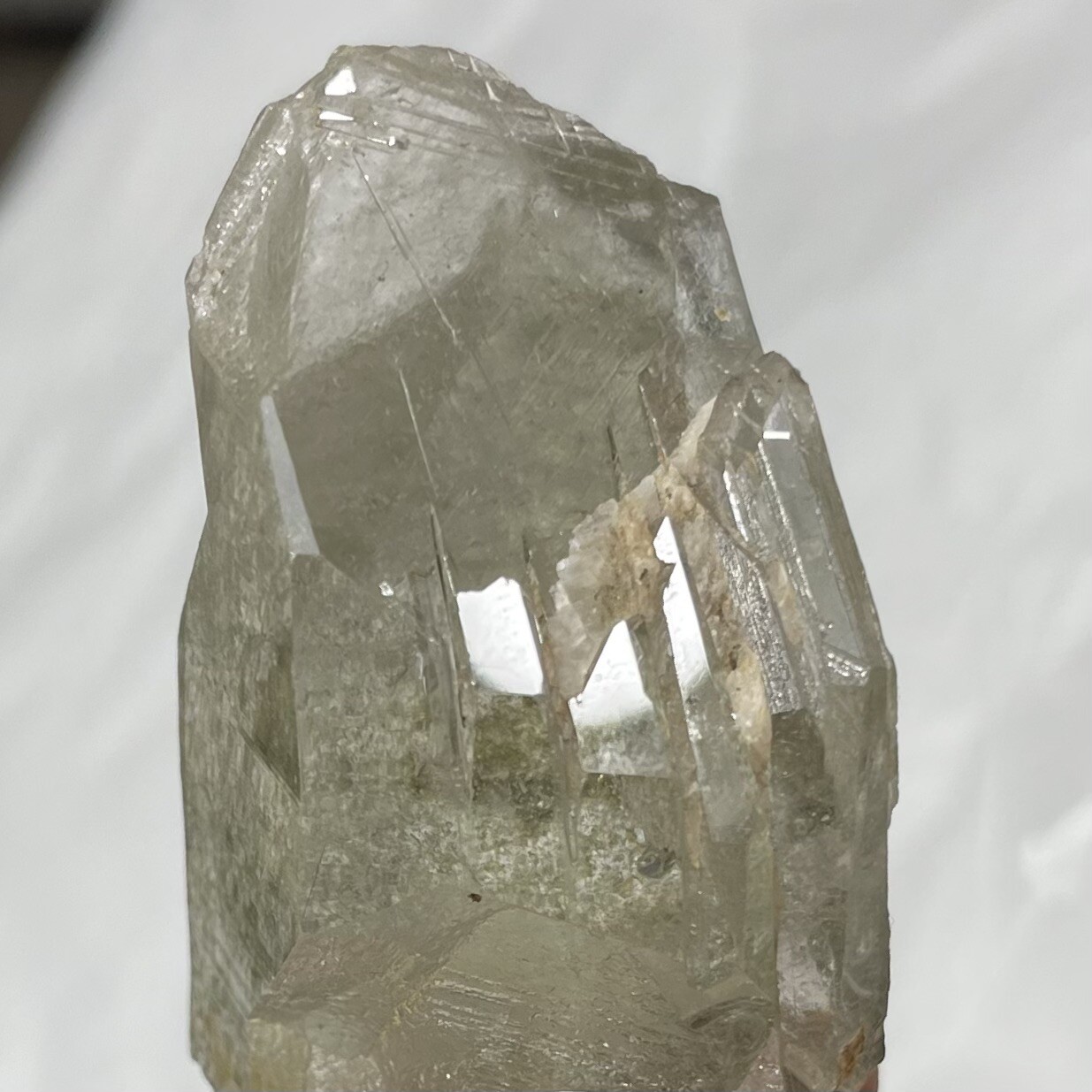 Chlorite & Amphibole In Quartz Crystal Khaplu Gilgit-Baltistan PAKISTAN Lot Of 9