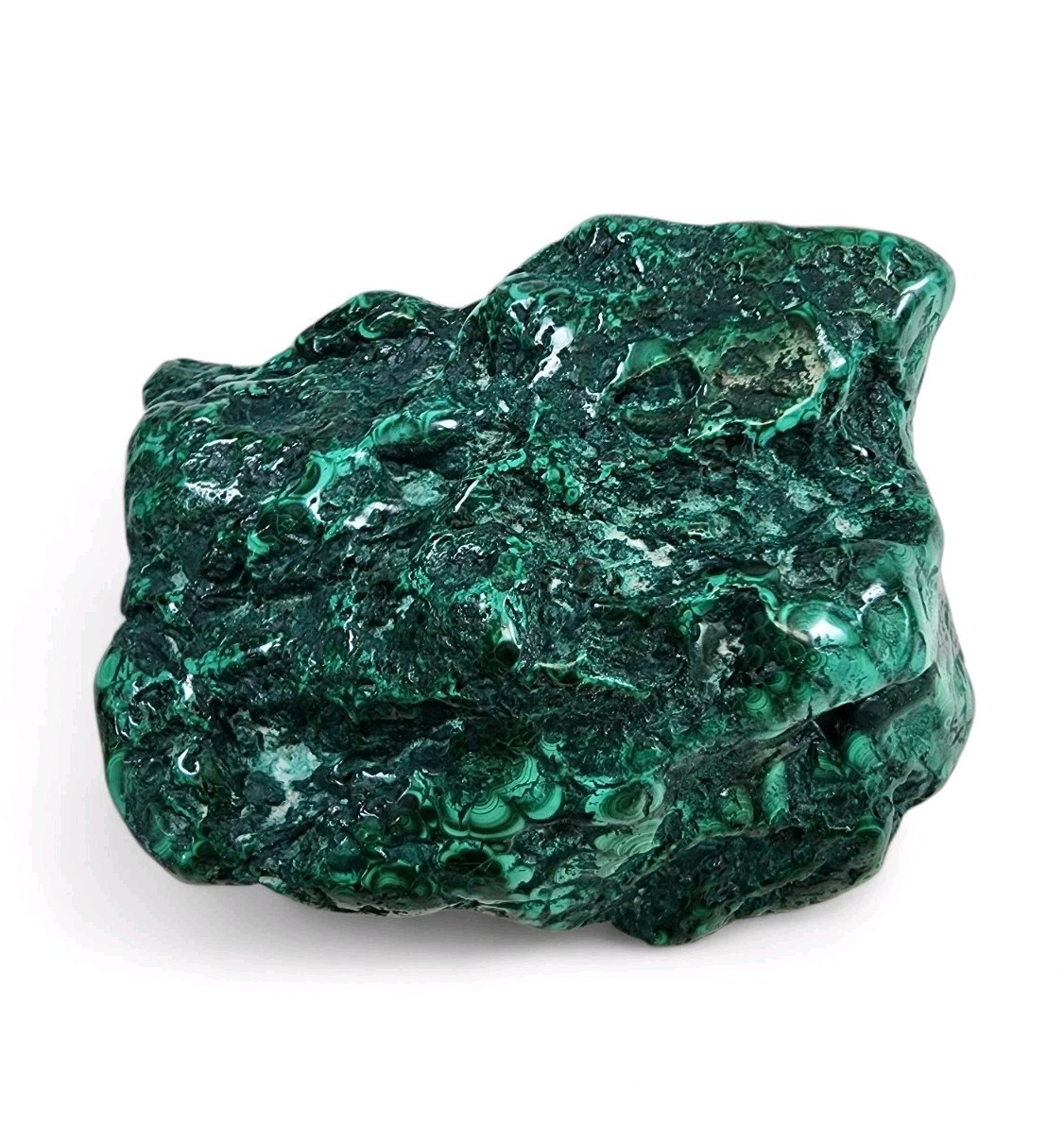Malachite Polished Stone from the Congo 382.1 grams.