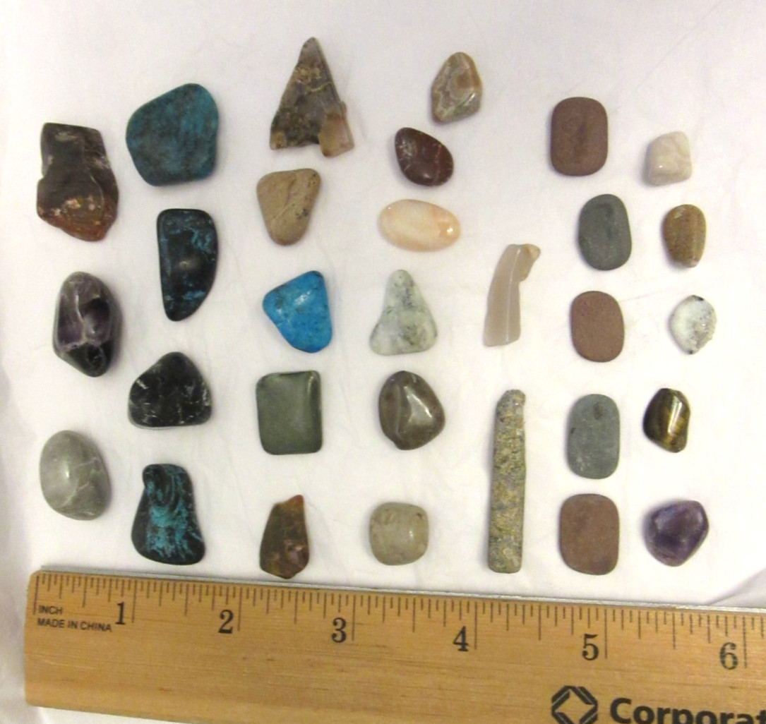 30 Mixed Tumbled Stones Healing Assorted Gemstones Bulk Semi Precious Lot