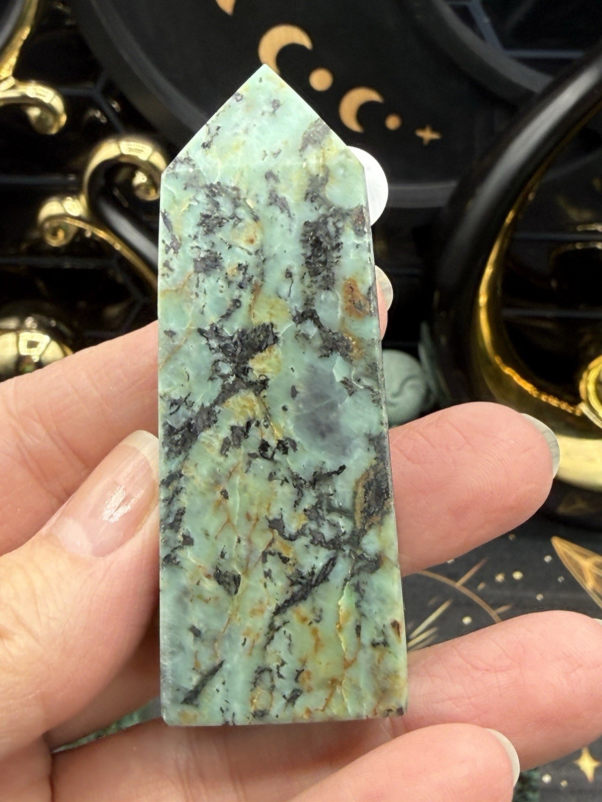 Natural African Turquoise small/mini Points Free shipping