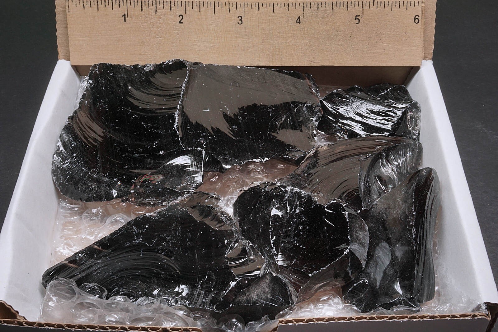 Obsidian 10 OZ Lot Natural Black Volcanic Glass Obsidian Crystal Chunks