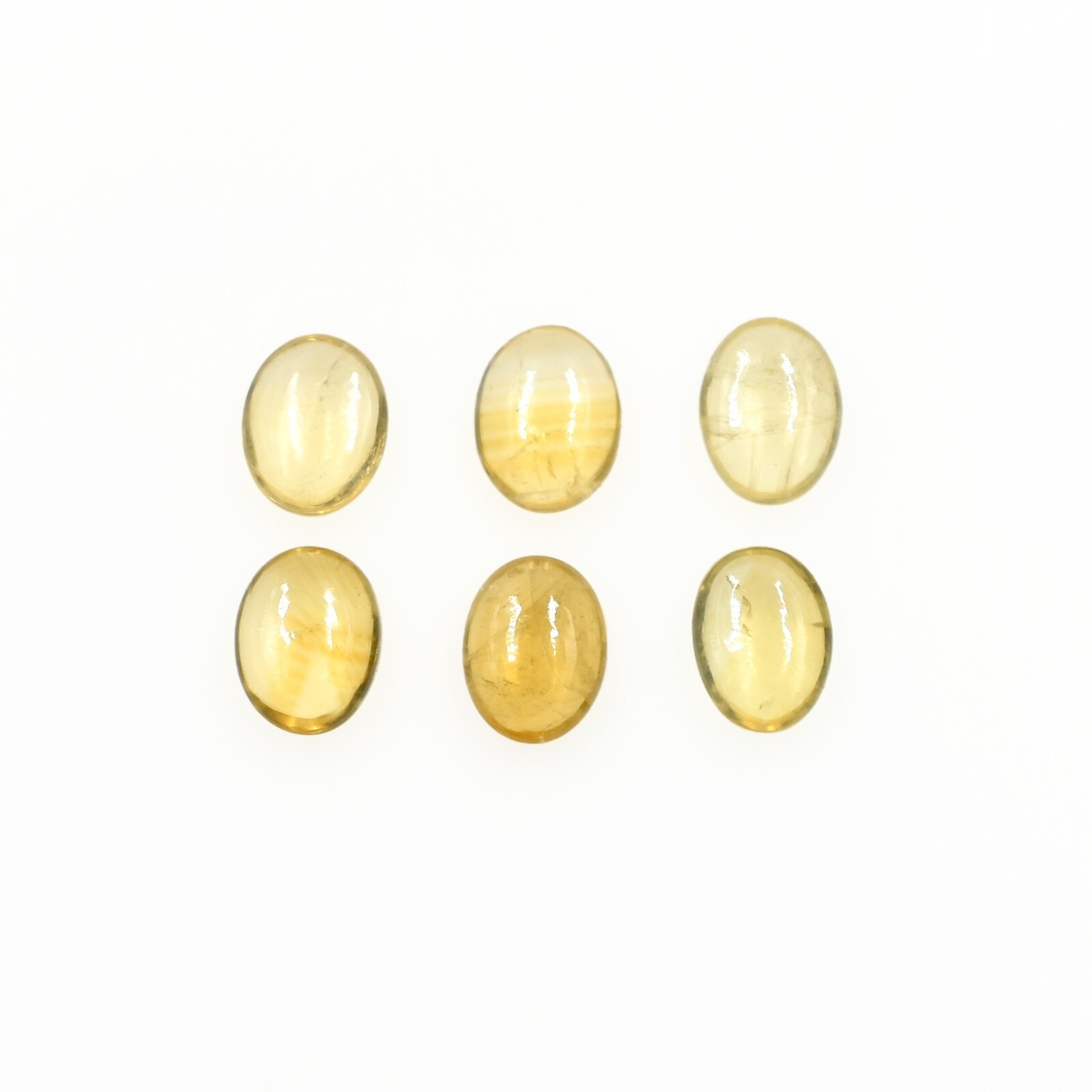 Natural Smooth Citrine Gemstone For Jewelry Making Handmade Healing Birthstone