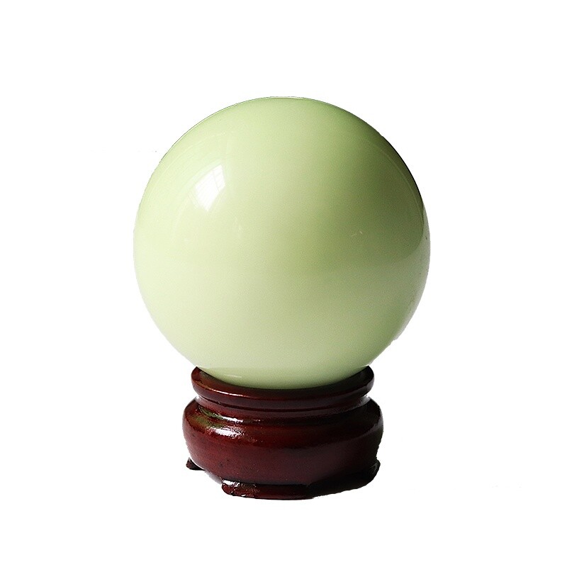 1pc Luminous Stone Green/Blue Glow In The Dark Crystal Sphere Ball 20-70mm