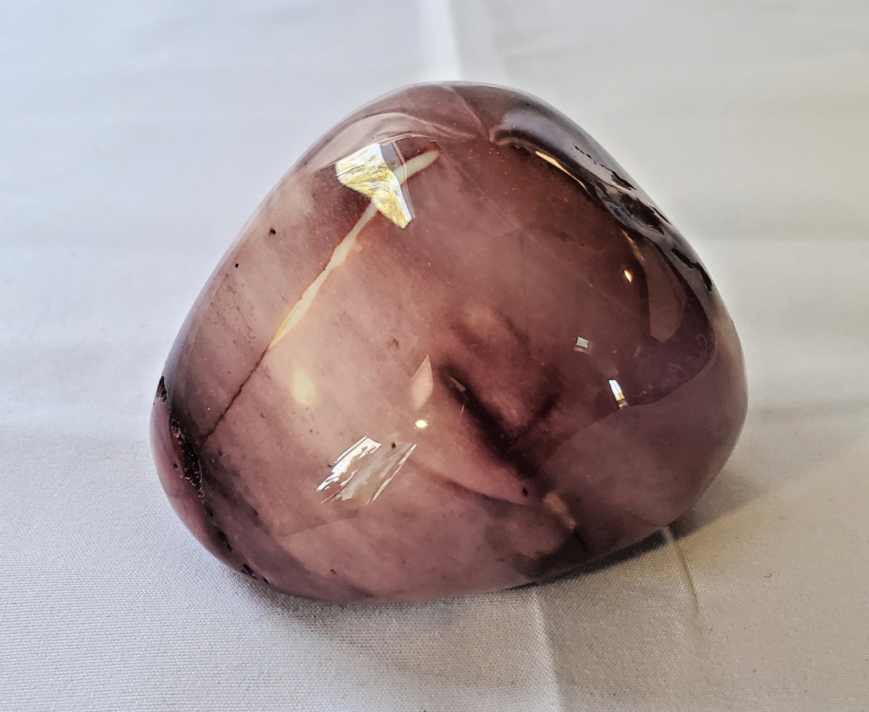 Natural Mookaite Rounded Jasper Palm Stone Australian Semi Precious Healing