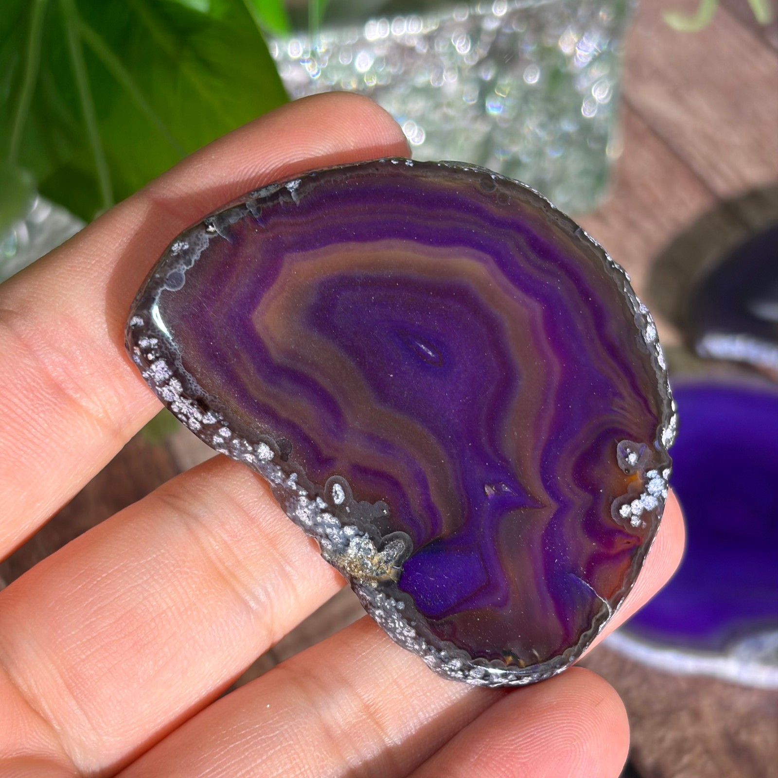 Agate Slices Bulk Lot – Random Colors & Shapes – Min 100g Guaranteed