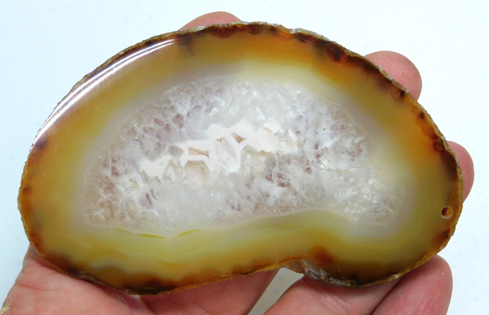 Beautiful Natural Mexican Agate For Hanging Polished Specimen