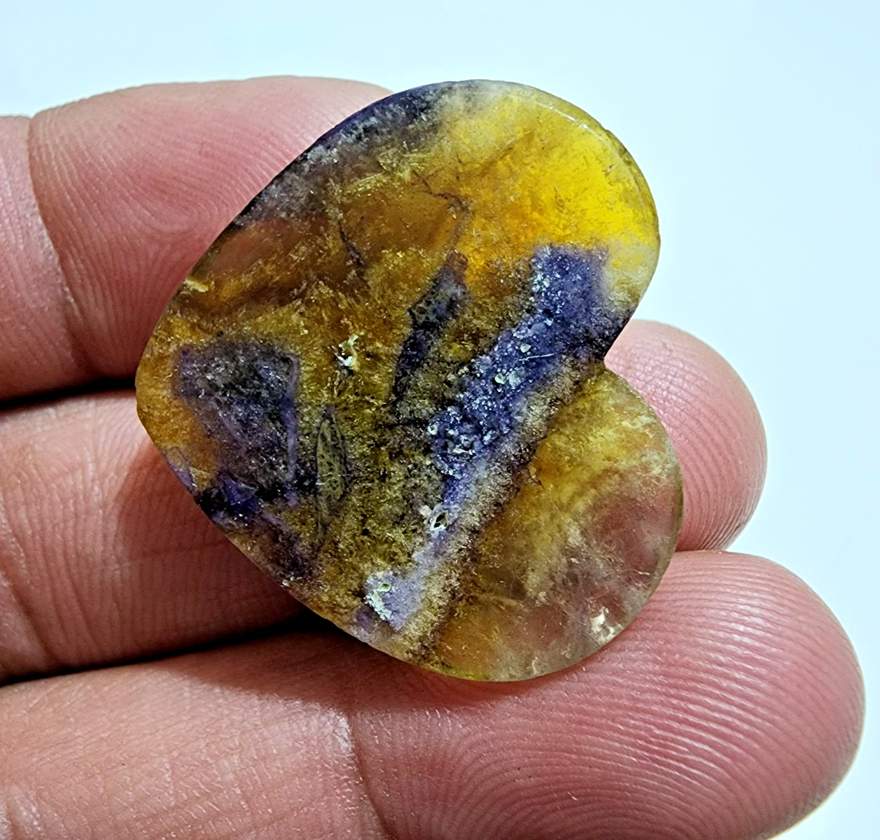 Fabulous Brown Tiger Eye Heart Shape Cabochon 36 Crt Loose Gemstone