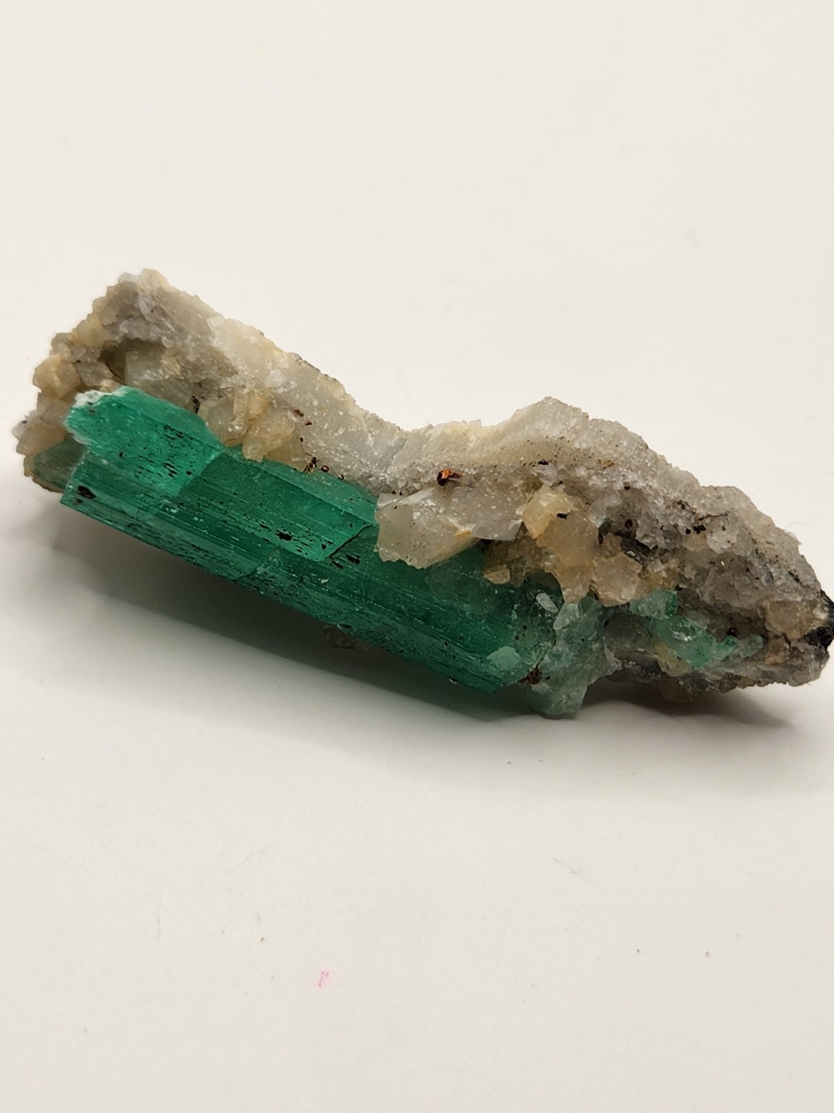 Rough Crystal Colombian Emerald Raw Matrix Collector Piece, Natural Not treament